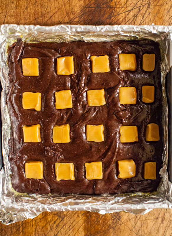 The Ultimate Fudgy Caramel Brownies averiecooks.com