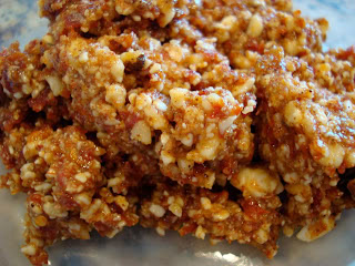Close up of Raw Vegan Taco Nut "Meat"