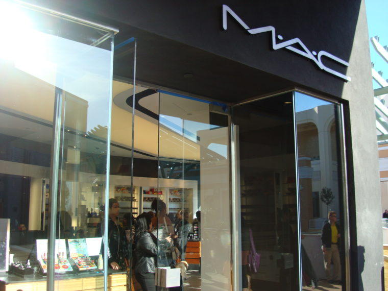 Storefront of MAC Cosmetics