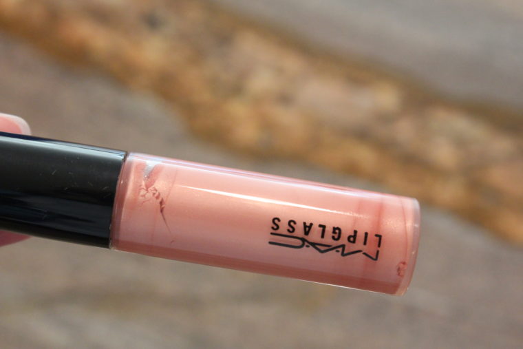 Lipgloss out of box showing pink color