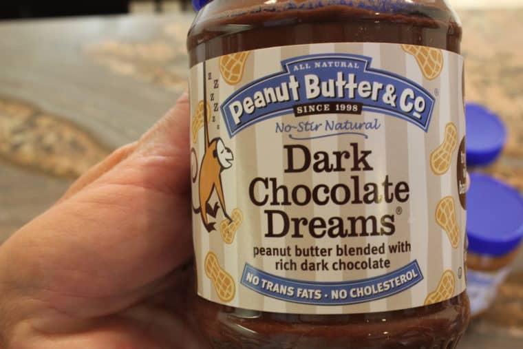 Jar of Dark Chocolates Dreams Peanut Butter