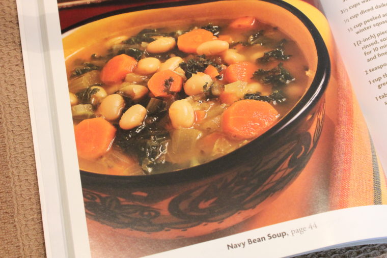 Photo of Navy Bean Soup in book