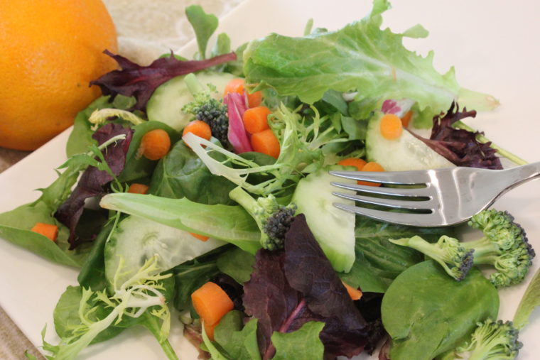 Salad with Orange Spice Vinaigrette