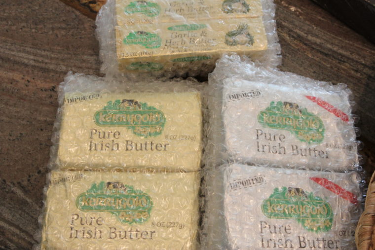Bubble wrapped Kerrygold Butters