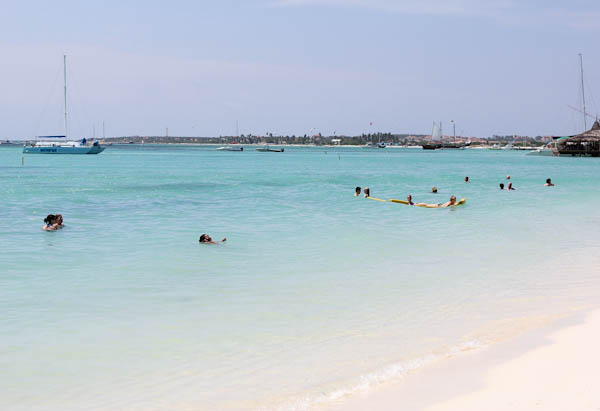 Aruba beach and ocean