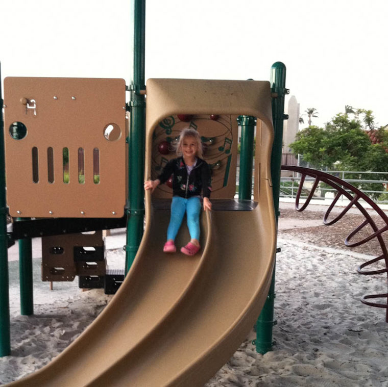Skylar at the playground