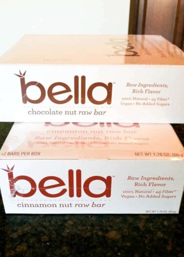Boxes of Bella Bars