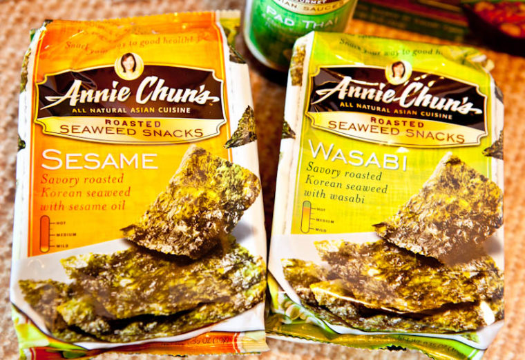Annie Chun's roasted seaweed snacks