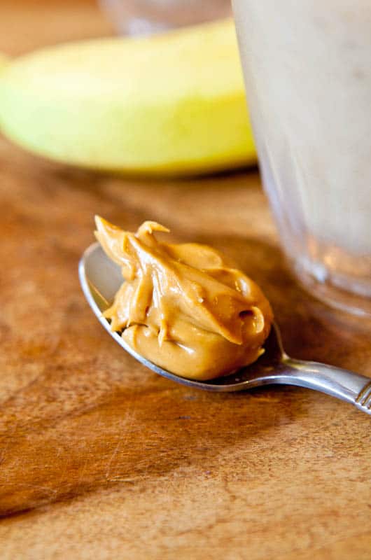 Cookie Butter Spread in a spoon