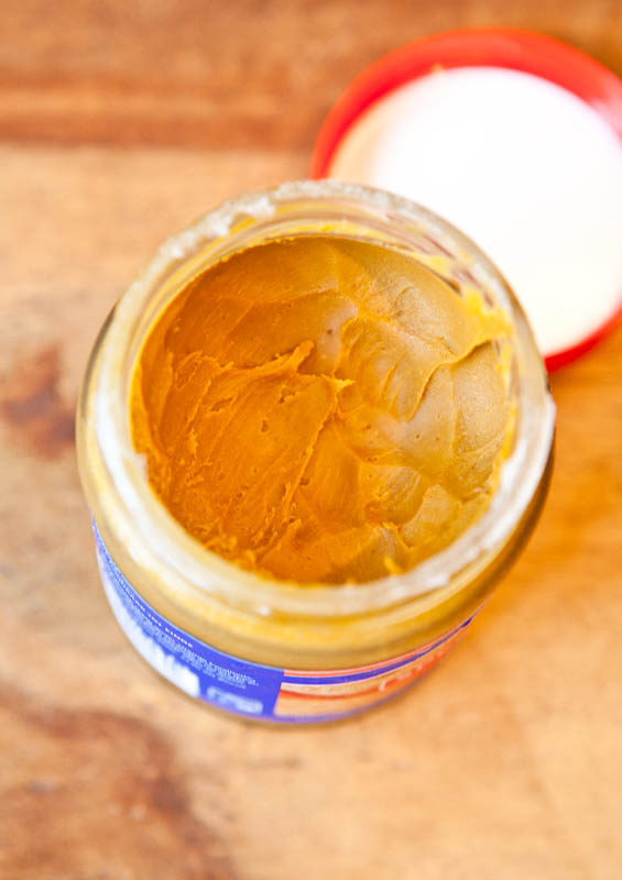 open jar of markant cookie butter