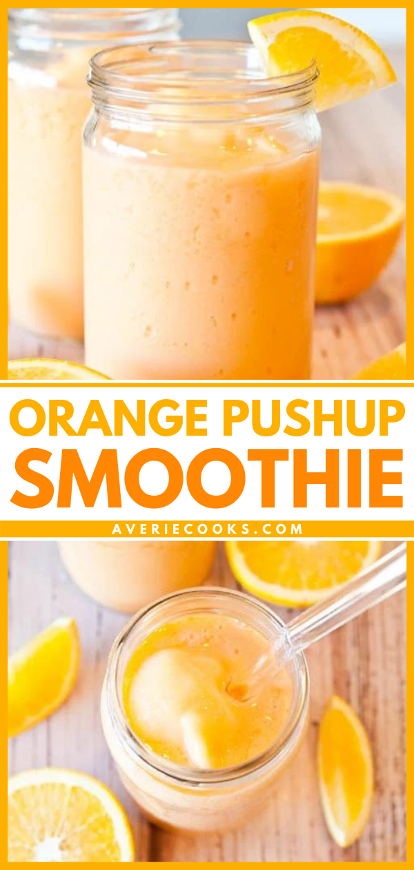 Orange Push-Up Smoothies