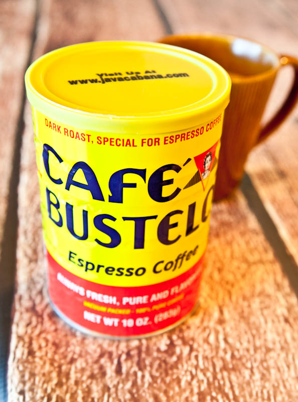 Can of Cafe Bustelo Coffee