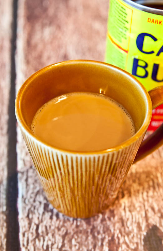 Cup of Cafe Bustelo coffee