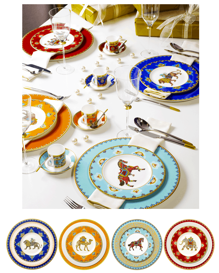 Villeroy & Boch plates in multiple colors