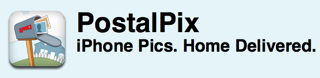 PostalPix. iPhone Pics. Home Delivered