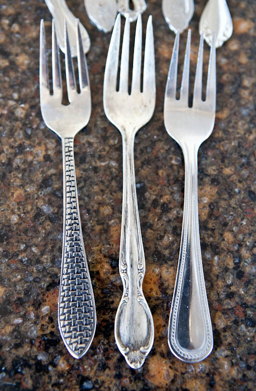 Forks with fancy designs
