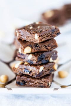 Peanut Butter and Jelly Chocolate Protein Fudge