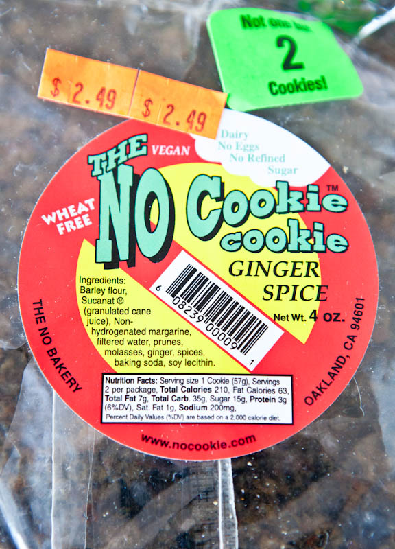 Empty No cookie cookie ginger spice snack