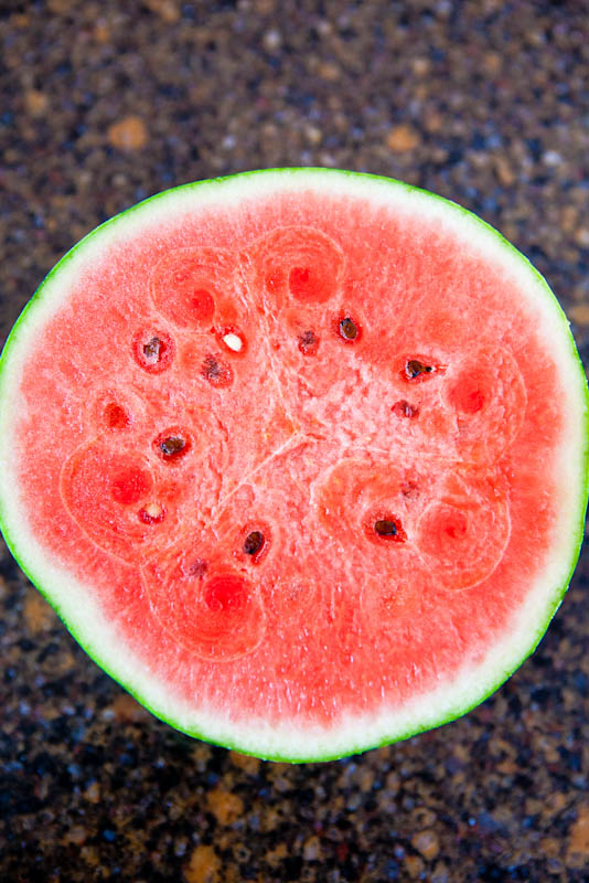 Watermelon half 