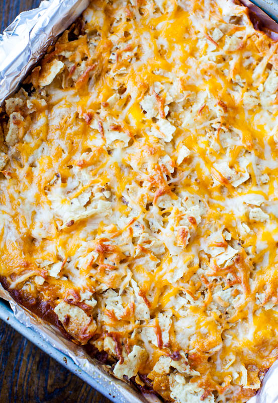 Chips and Cheese Chili Casserole