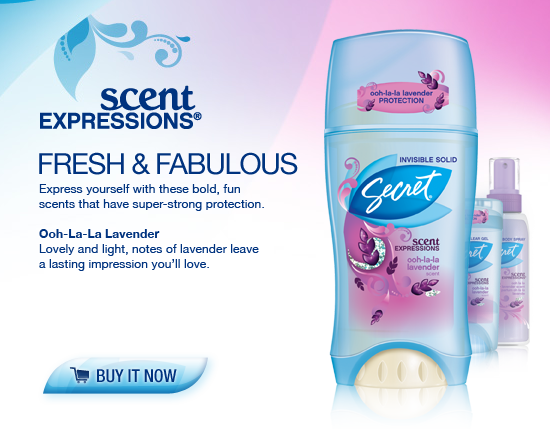 Scent Expressions lavender secret deodorant