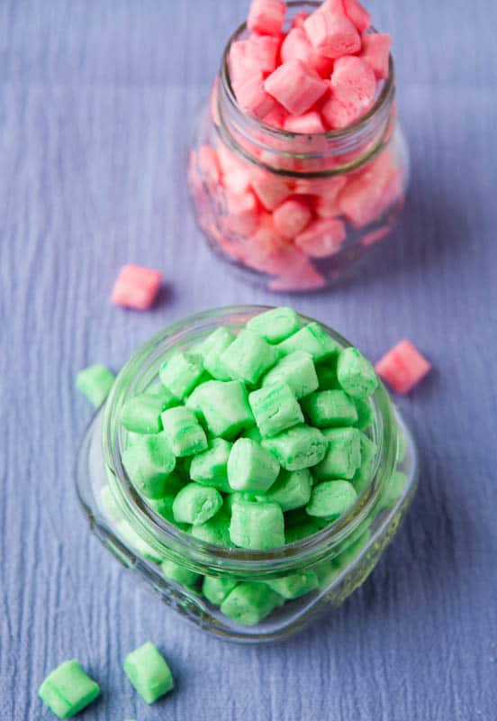 Green and Pink Old-Fashioned Butter Mints