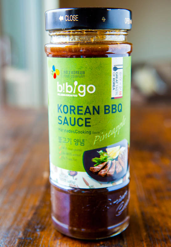 Container of Bibgo Korean Barbecue Sauce