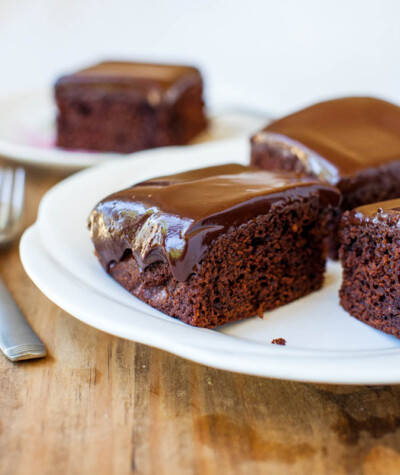 BEST EVER Chocolate Ganache Cake Recipe - Averie Cooks B