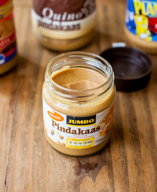 Jumbo Pindakaas peanut butter jar