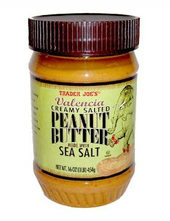 Creamy Salted Valencia Peanut Butter jar