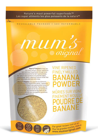 Mum's Original Vine-Ripened Banana Powder bag