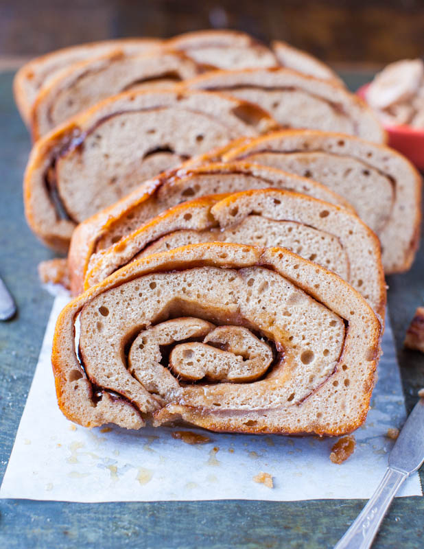 Cinnamon Swirl Bread sliced