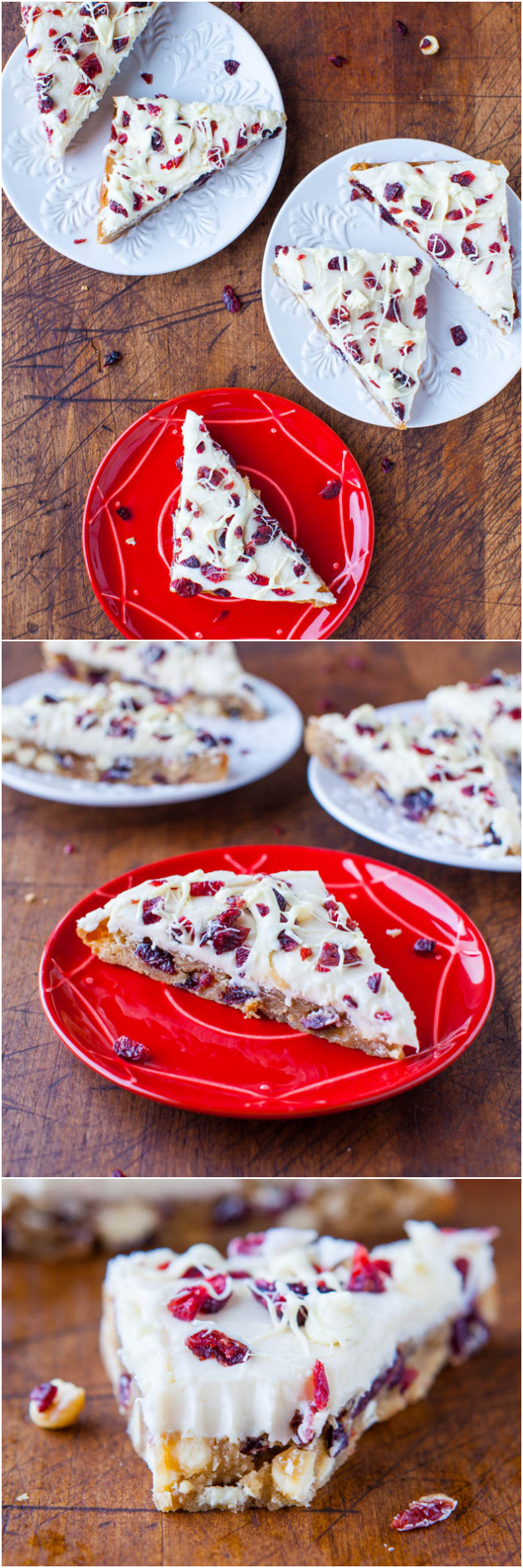 Copycat Starbucks Cranberry Bliss Bars — For anyone who loves the Starbucks version, these are can be made year-round at home for pennies on the dollar and taste every bit as fabulous and then some!!