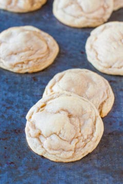 Soft and Chewy Sugar-Doodle Vanilla Cookies
