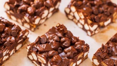 Biscoff Marshmallow Chocolate Bars Averie Cooks 