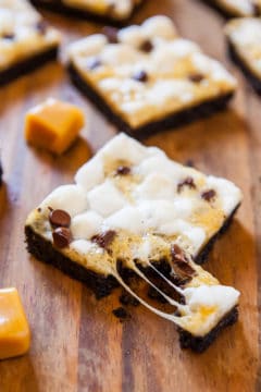 Marshmallow Caramel Oreo Cookie S’Mores Bars