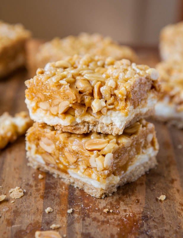 Peanut Chewy Payday Bars