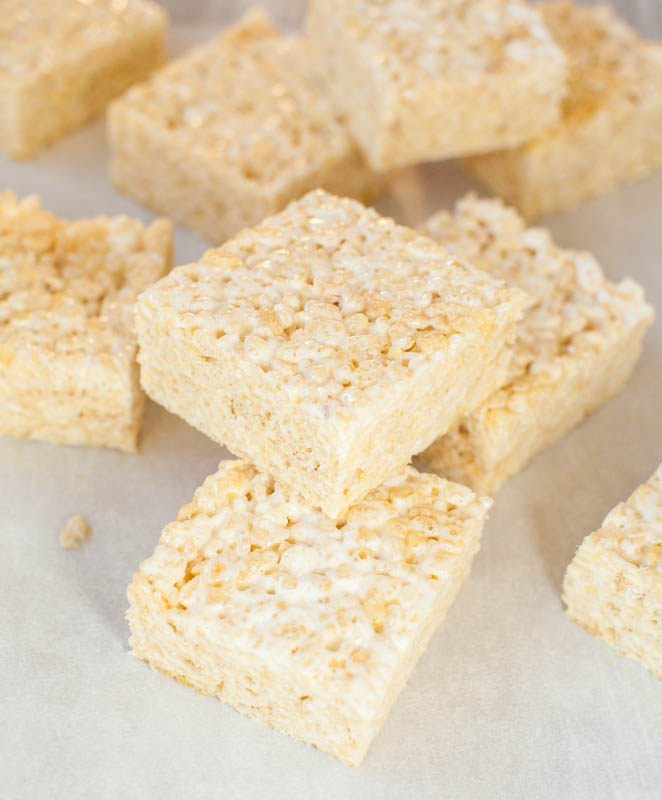  [Browned Butter Rice Krispies Treats @Averie Sunshine {Averie Cooks} ] 