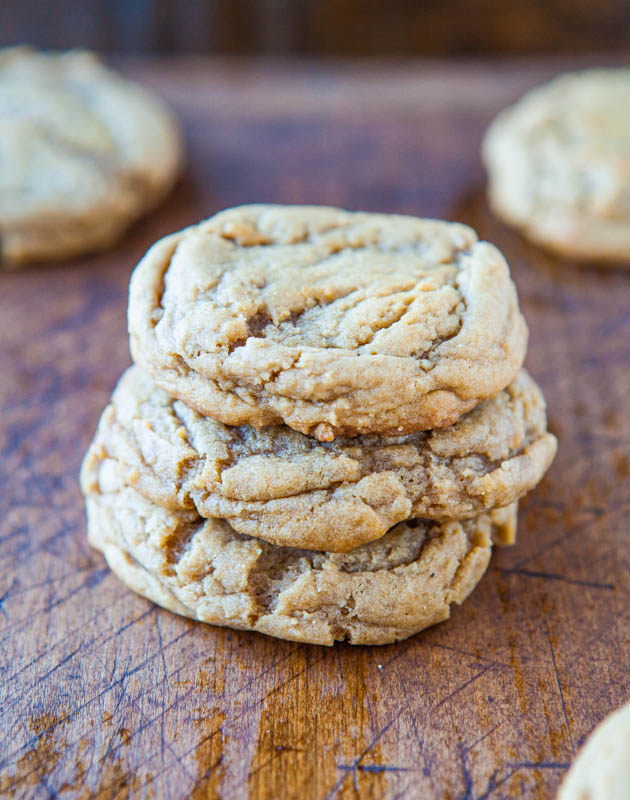 stack of three maple cookies 