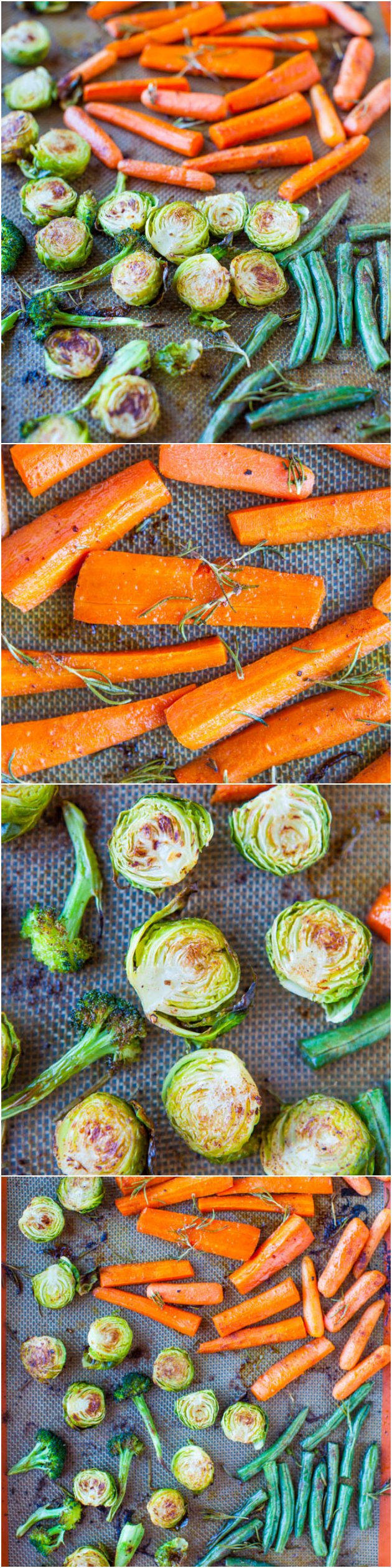 Lemon Rosemary Coconut Oil Roasted Vegetables (vegan, GF) - Trying to eat more veggies as a New Year's resolution? Try this flavorful, satisfying & easy recipe made with healthy coconut oil!