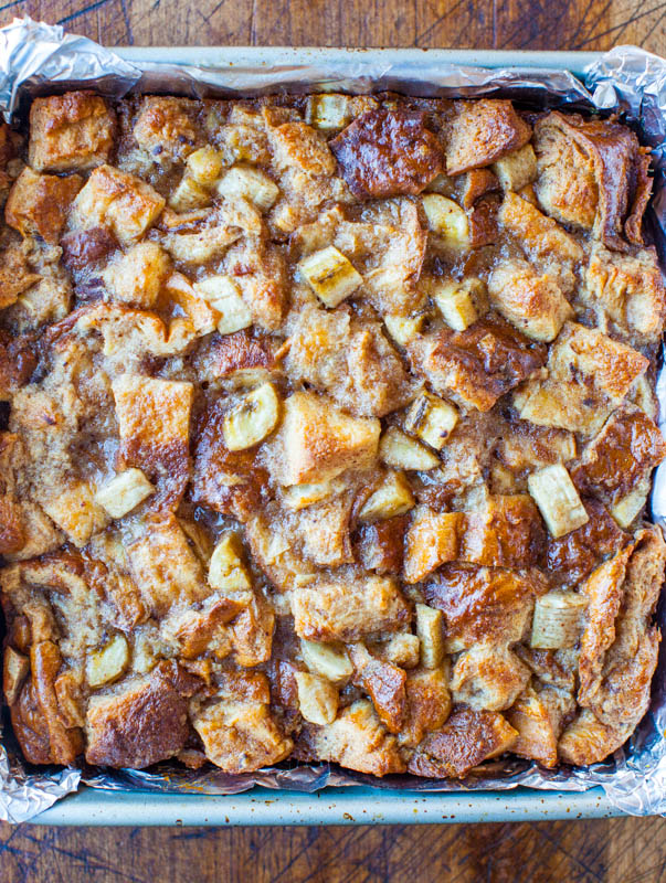 So much easier than flipping or babysitting French toast on the stovetop - Bake it!! Full of amazing flavor!