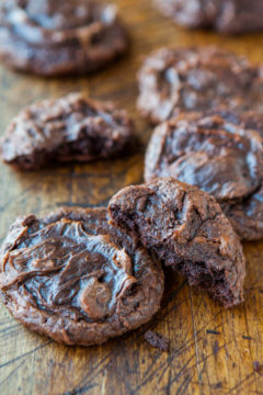Soft and Chewy Brownie Cookies