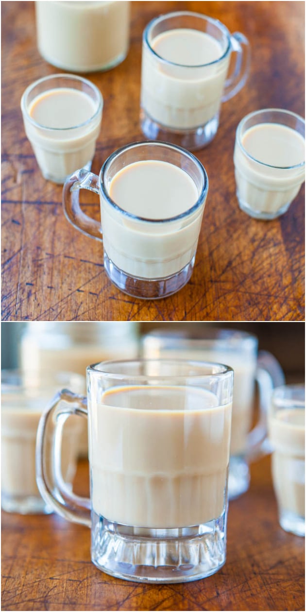 Homemade Baileys Irish Cream - A homemade DIY version that takes 1 minute to blend & is a dead ringer for the real thing!