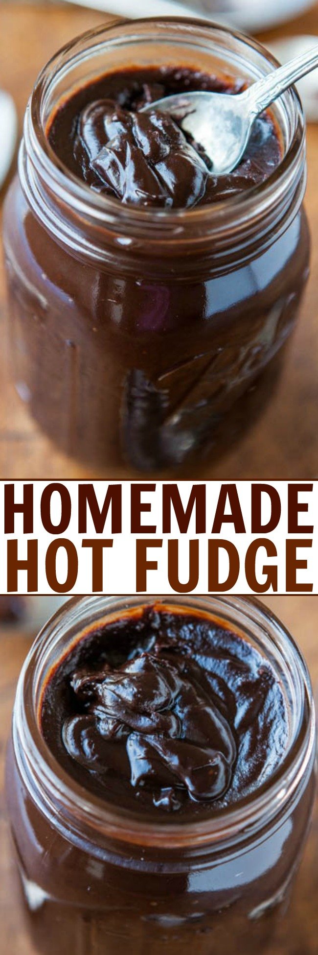 You’ll never want store-bought again after making your own Homemade Hot Fudge in under 10 minutes. It’s so easy that it’s dangerous! The hot fudge sauce is thick, rich, dense, fudgy, very intensely chocolaty and not overly sweet. Serve over ice cream, brownies, cakes, cookies, waffles, pancakes, or just find a spoon and dig in!