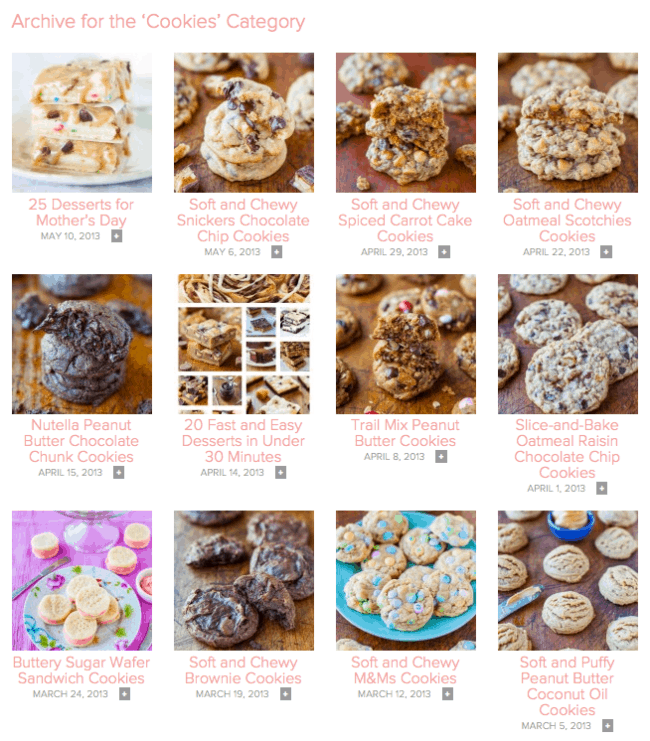 Cookie archives