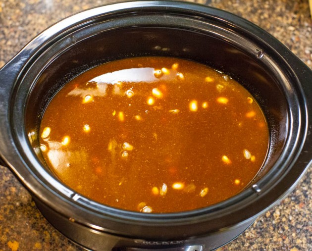 bourbon baked beans in slow cooker 
