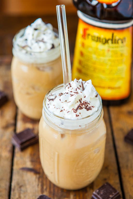 Creamy Boozy Iced Coffee - Jazz up your usual iced coffee & try this smooth & creamy version! So good & very refreshing!