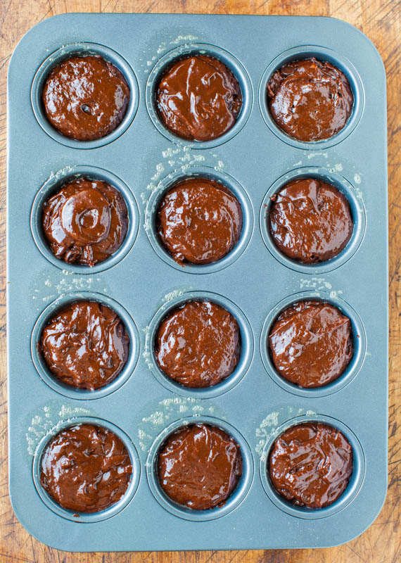 Chocolate Lover's Chocolate Chocolate-Chip Muffins with Nutella averiecooks.com