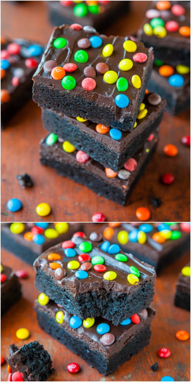 Homemade Little Debbie Cosmic Brownies - If you've never had a Cosmic Brownie, change that asap! If you have, then you know how dangerously good it is to be able to make them at home!