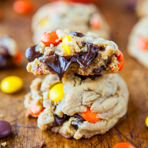 Reese's Pieces Soft Peanut Butter Cookies